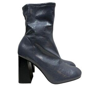 Top Shop Brody Boots Ankle Patent Pull Up Stretch Gray Women Size EUR 37‎